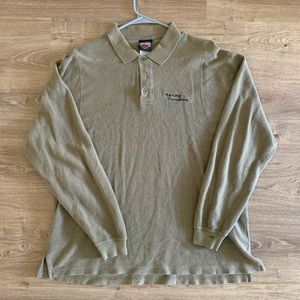 Vintage Harley Davidson long sleeve polo